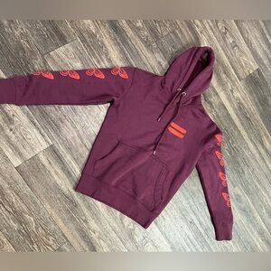 Ed Sheeran Repeat Butterfly Burgundy Hoodie